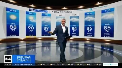 Storms to return to the forecast after the rainy season comes to an end Wednesday