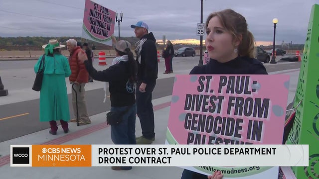 Protesters rally against St. Paul police drone contract