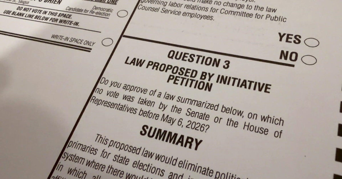 cbsnews.com - Neal  Riley - Massachusetts ballot question guide for the 2026 election