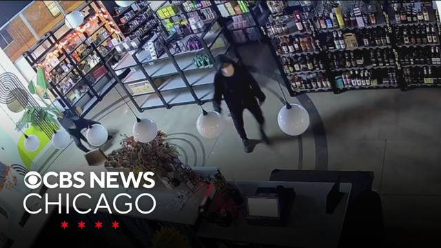 Liquor store burglary caught on surveillance video