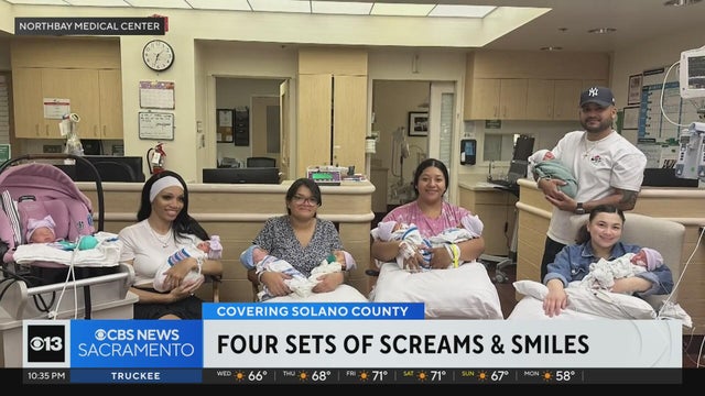 California hospital delivers 4 sets of twins
