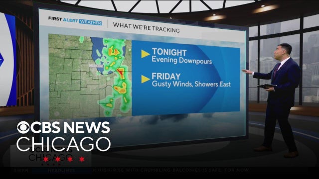 Chicago weather: lingering rain overnight, gusty showers on Friday