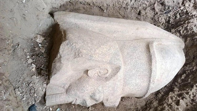 A farmer in Egypt discovered ruins honoring King Ramses II. 