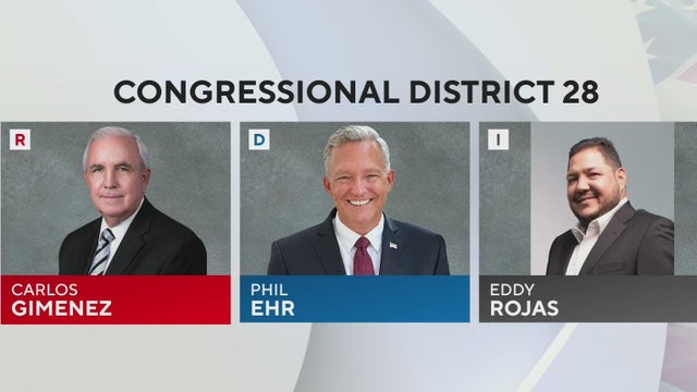 Incumbent Carlos Gimenez faces off against two challengers for Florida's District 28 seat