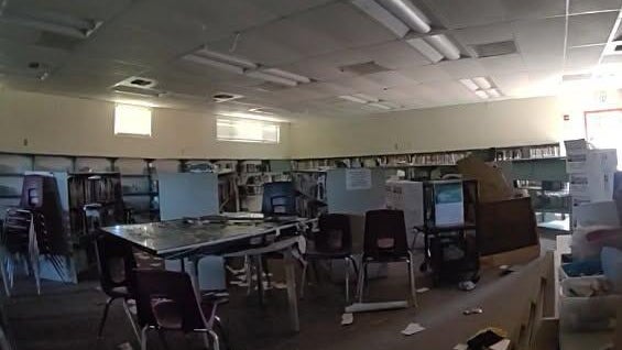 Steele Lane Elementary School vandalism 