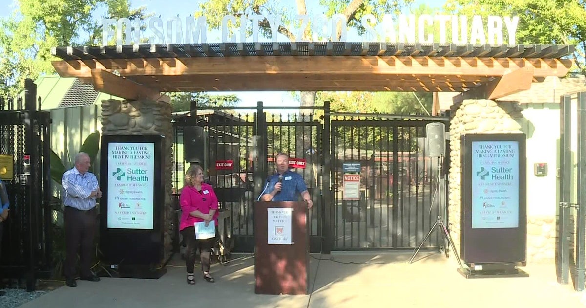 Folsom Zoo unveils new entrance after community raises nearly $45,000