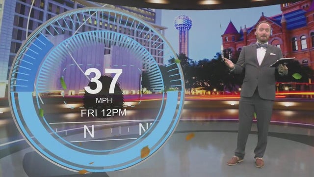 Strong winds bring cold front to North Texas