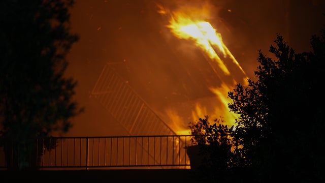 Norte fire in Orange County, California 