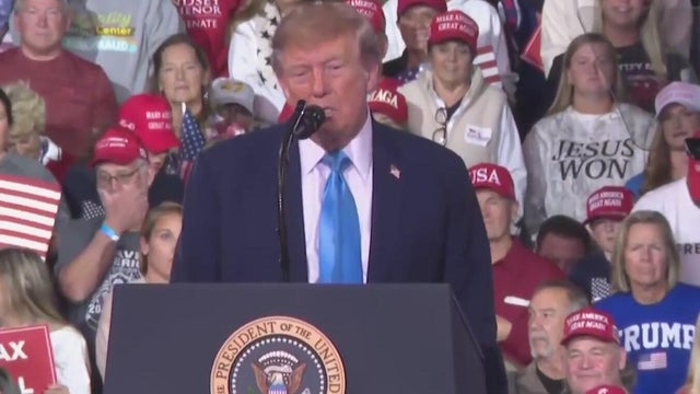 Midterm races tighten as Trump campaigns for GOP candidates
