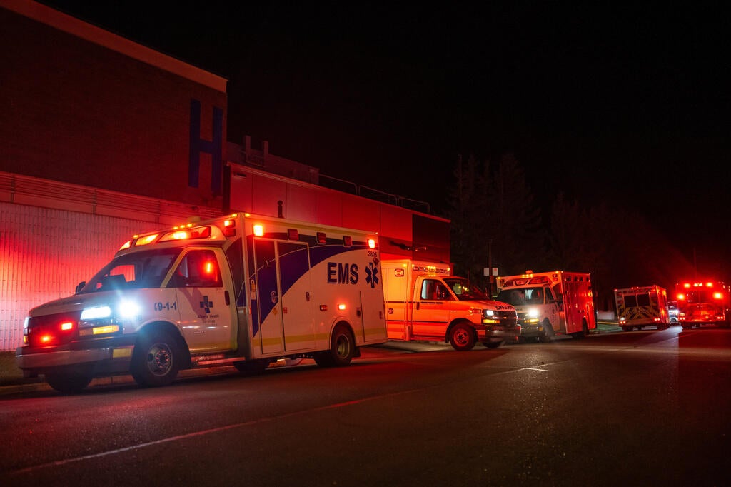 Canada Military Base Fire 