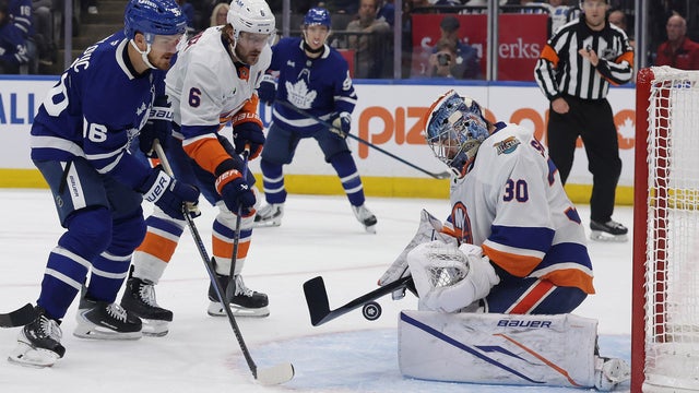 Toronto Maple Leafs play the New York Islanders 