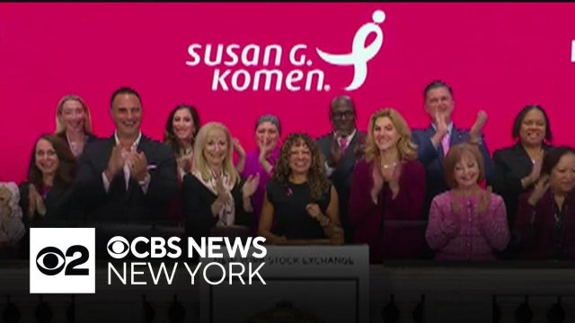 Susan G. Komen Foundation rings opening bell at New York Stock Exchange