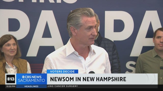 Newsom campaigns in New Hampshire for Democratic fundraising ahead of election