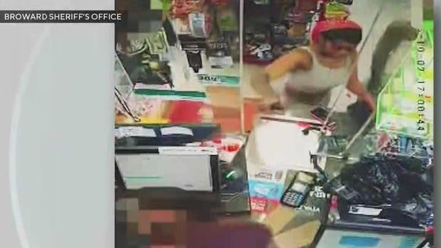 Search for woman who pepper-sprayed store clerk in the face after dispute underway
