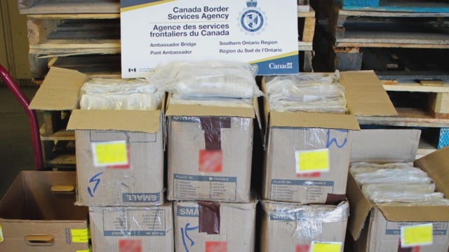 Canadian authorities seize nearly 280 pounds of cocaine at Ambassador Bridge