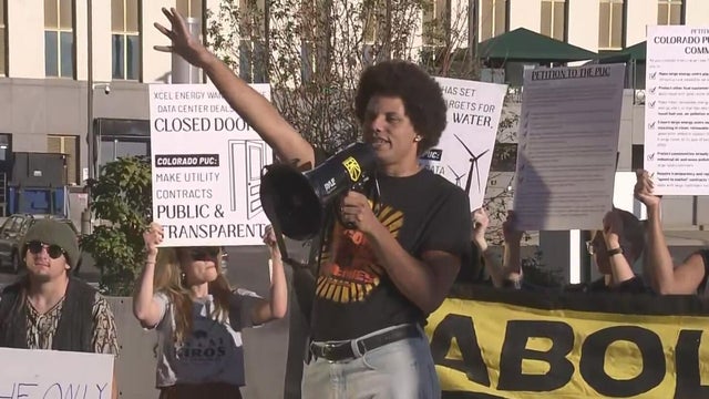 Coloradans concerned over increased utility costs protest construction of data centers