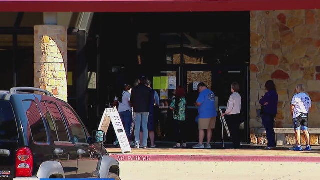 Long lines, heavy turnout mark early voting across North Texas