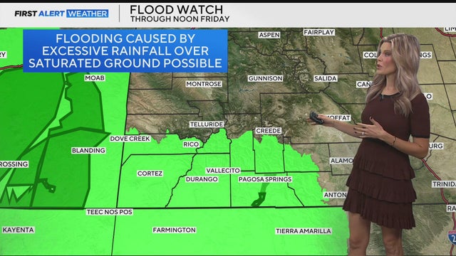 Heavy rain continues in Colorado, flooding concerns in some areas