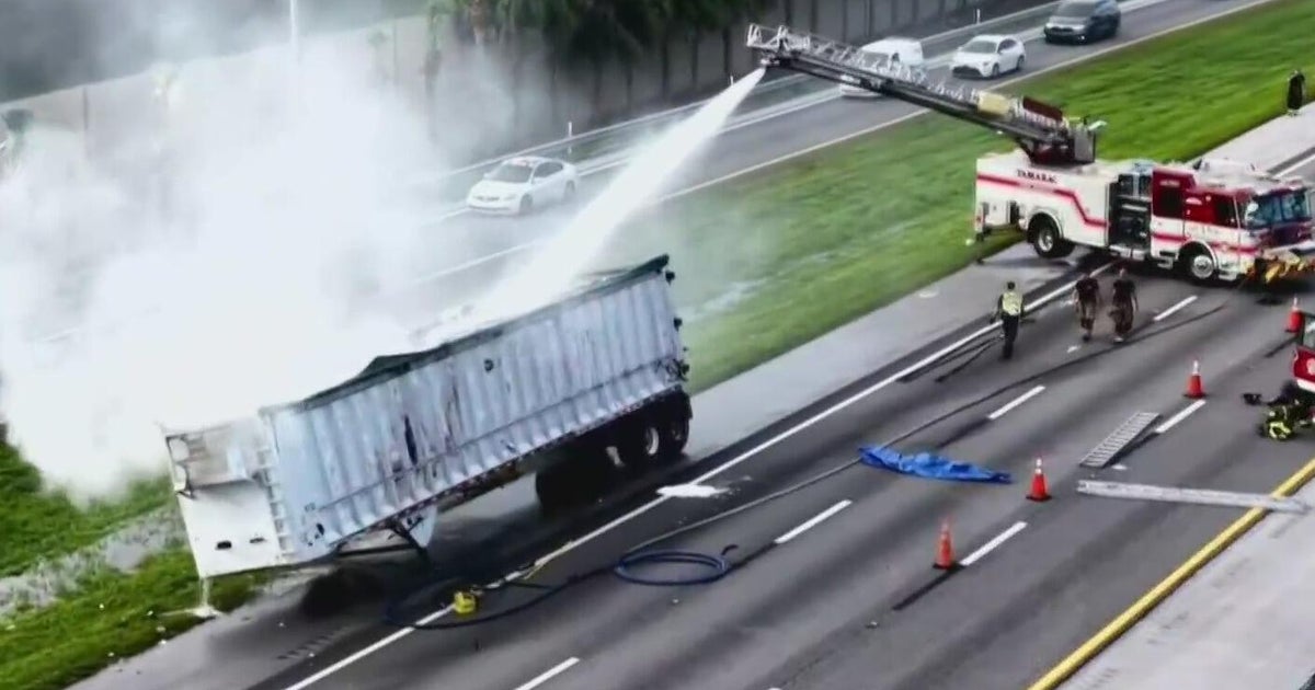 Florida's Turnpike reopens in Broward after truck fire shuts down ...