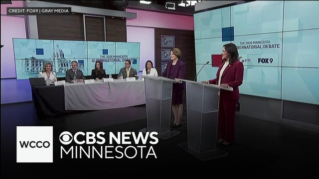 Minnesota gubernatorial candidates try to separate themselves from Walz, Trump during debate