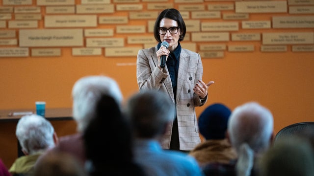 MN Senate Candidate Peggy Flanagan Campaigns At St. Paul Senior Living Facility 