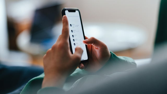 Teen on phone 
