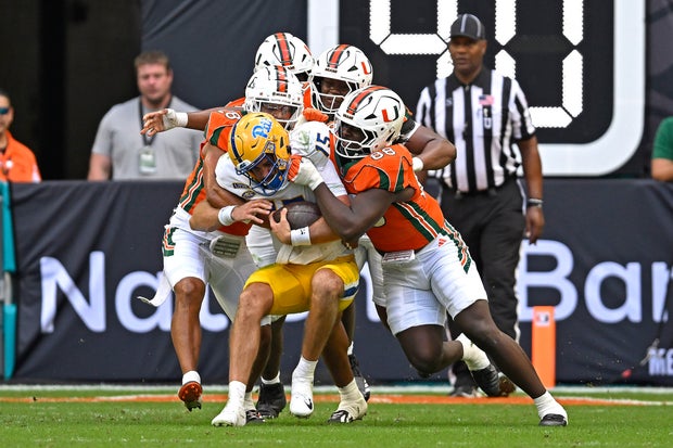 COLLEGE FOOTBALL: OCT 24 Pitt at Miami