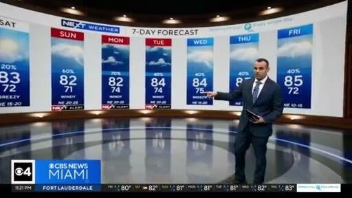 Storms across South Florida set to increase and make way for coastal flooding starting Sunday