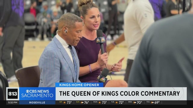 A behind-the-scenes look at Kings' color commentator Kayte Christensen's process