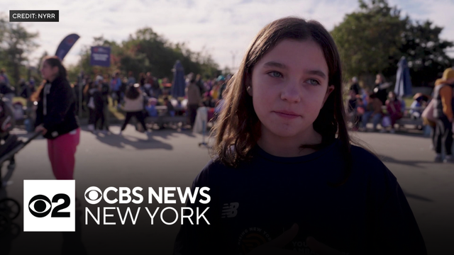 Young runners take part in TCS New York City Marathon Kids Kickoff