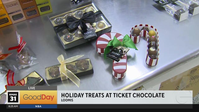 Get your holiday treats at Ticket Chocolate!