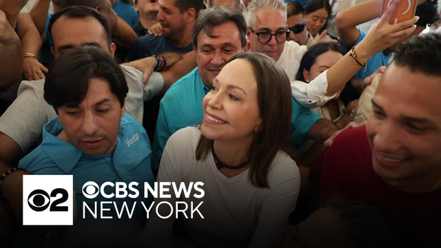 Venezuela opposition leader Mar&iacute;a Corina Machado returns to country after 10-month exile