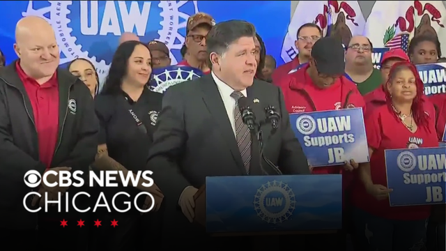 Pritzker rallies with United Auto Workers in Calumet City