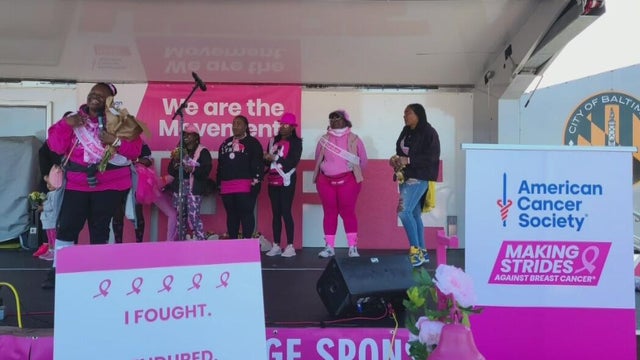 Thousands participate in the 25th Annual Making Strides Against Breast Cancer Walk in Baltimore