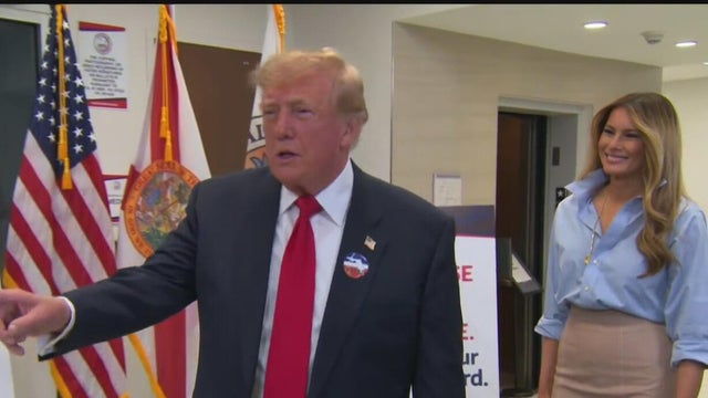 Trump votes early in West Palm Beach, criticizes Democrats