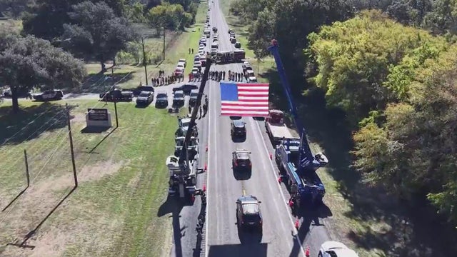 Van Zandt community, law enforcement honor fallen deputy Adam Sherifi