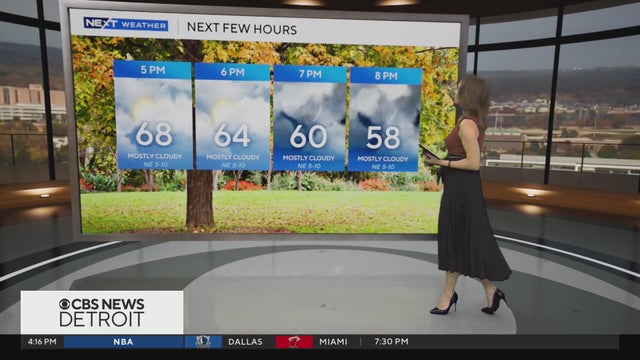 Beautiful weather continues but with more clouds
