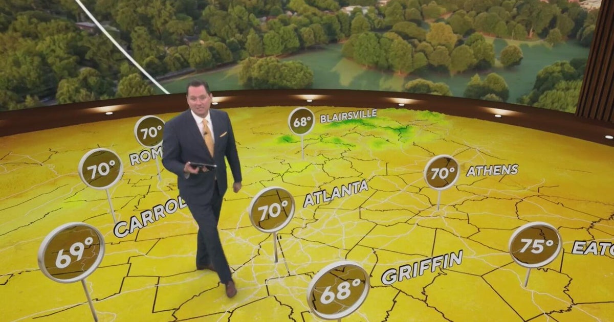 Fair fall weather keeping things dry and cool across Georgia - CBS Atlanta