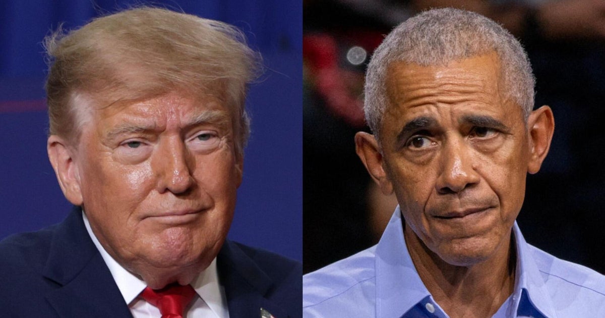 Trump, Obama on campaign pushes as Democrats poised to take the House, CBS News poll shows