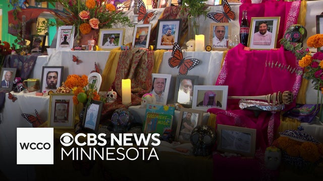 Day of the Dead ofrenda reflecting Minnesota's support for immigrant communities
