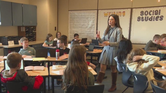 Young teacher returns to classroom after battle with brain cancer