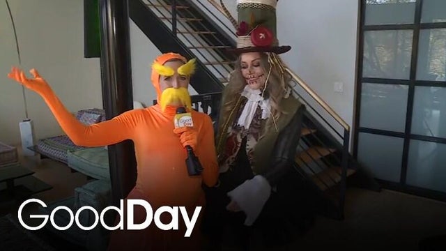 She dresses up every day in October; we're with the queen of Halloween!