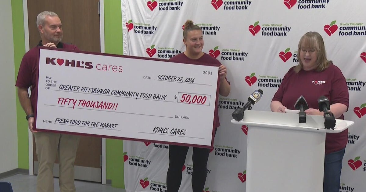 Kohl's donates $50,000 to Greater Pittsburgh Community Food Bank
