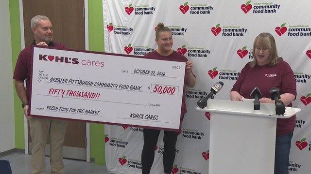 Kohl's donates $50,000 to Greater Pittsburgh Community Food Bank