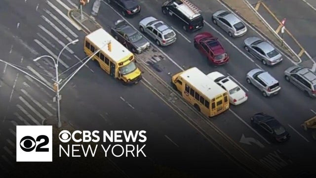 School bus crashes in Brooklyn