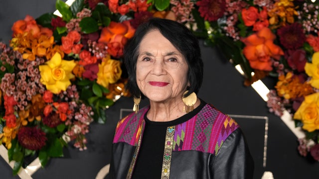 Dolores Huerta attends La Cena Los Angeles: Celebration of Latino Culture on Feb. 21, 2025, in Hollywood, California. 