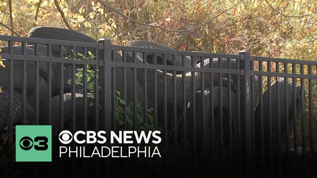 2 men arrested after dumping hundreds of tires in Philadelphia