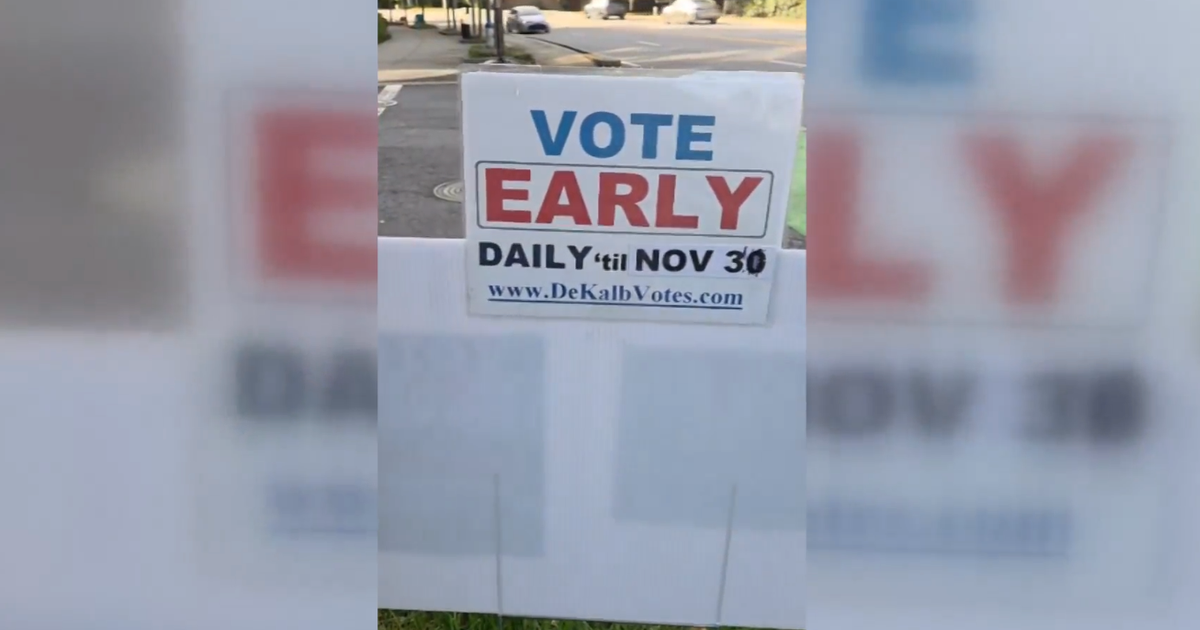 Inaccurate early voting signs create concern among DeKalb County residents