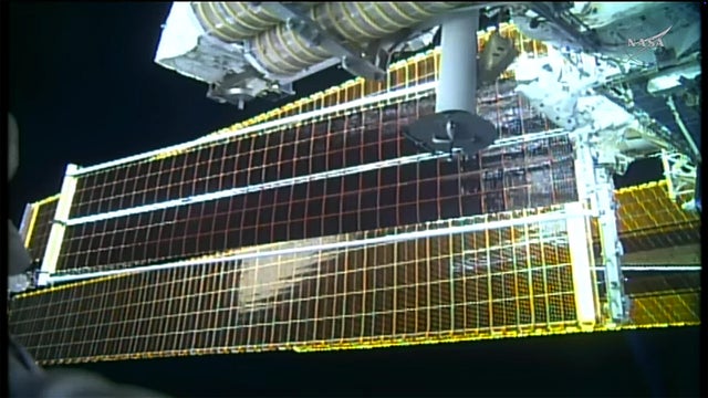 Spacewalkers begin final phase of multi-year space station power system upgrade