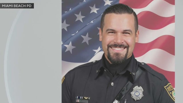 Widow honors Miami Beach sergeant a year after his death